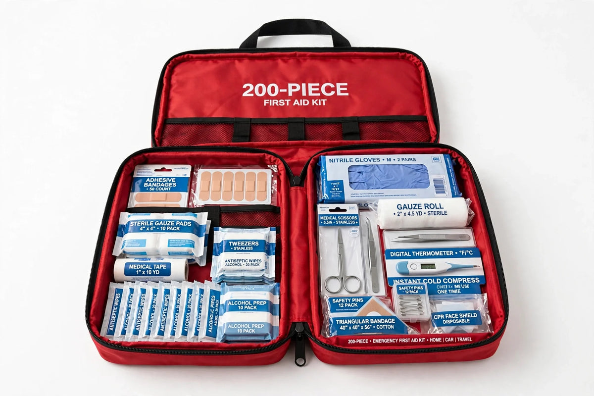 Home First Aid Kit Essentials: What a 200-Piece Kit Should Cover