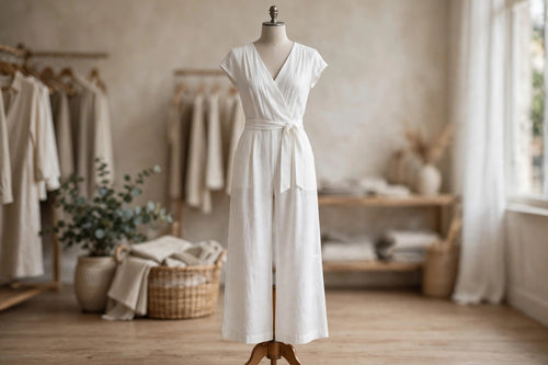 Alena White Jumpsuit (Akalia Collection)