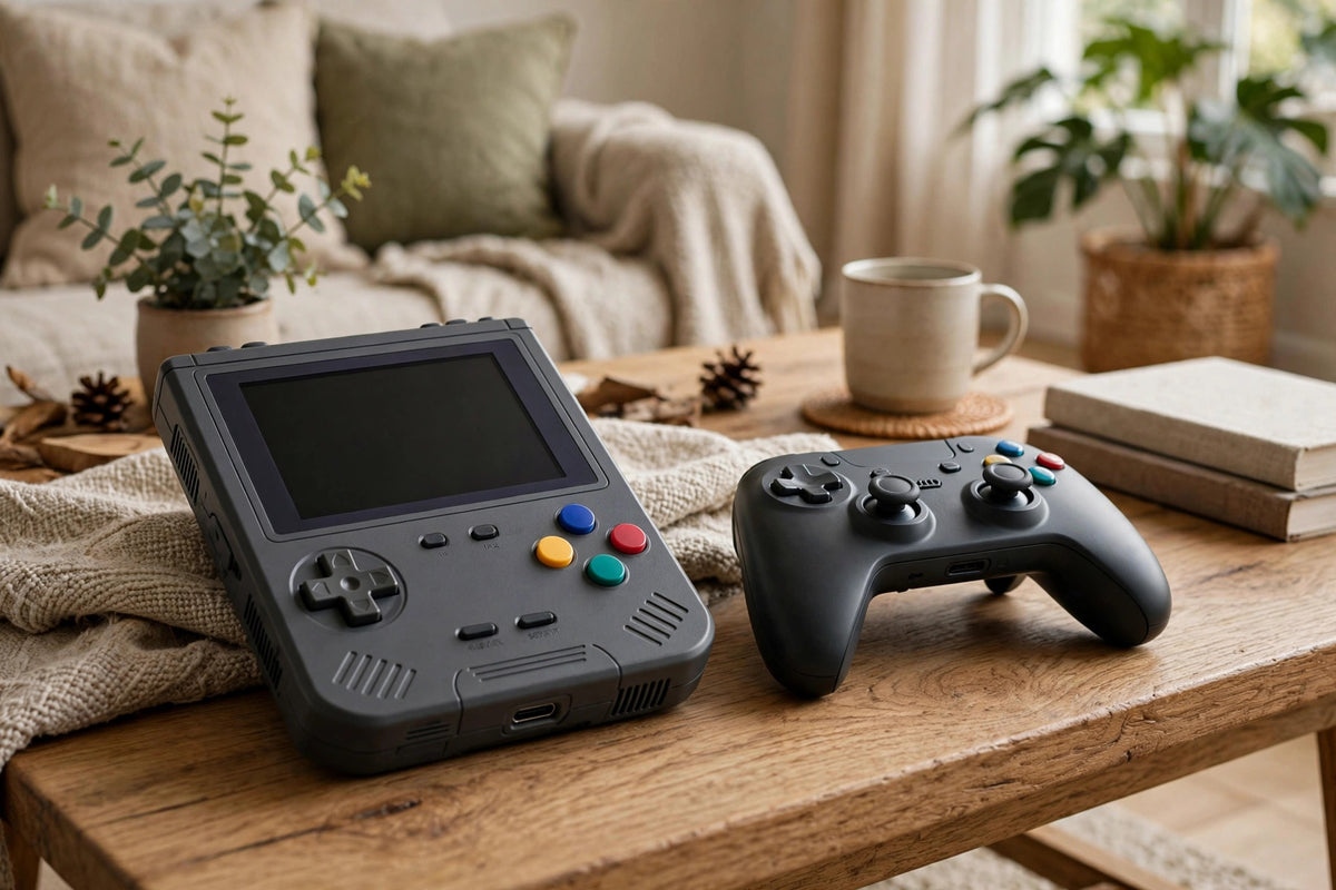 Portable Game Pad With 400 Games Included + Additional Player Controller