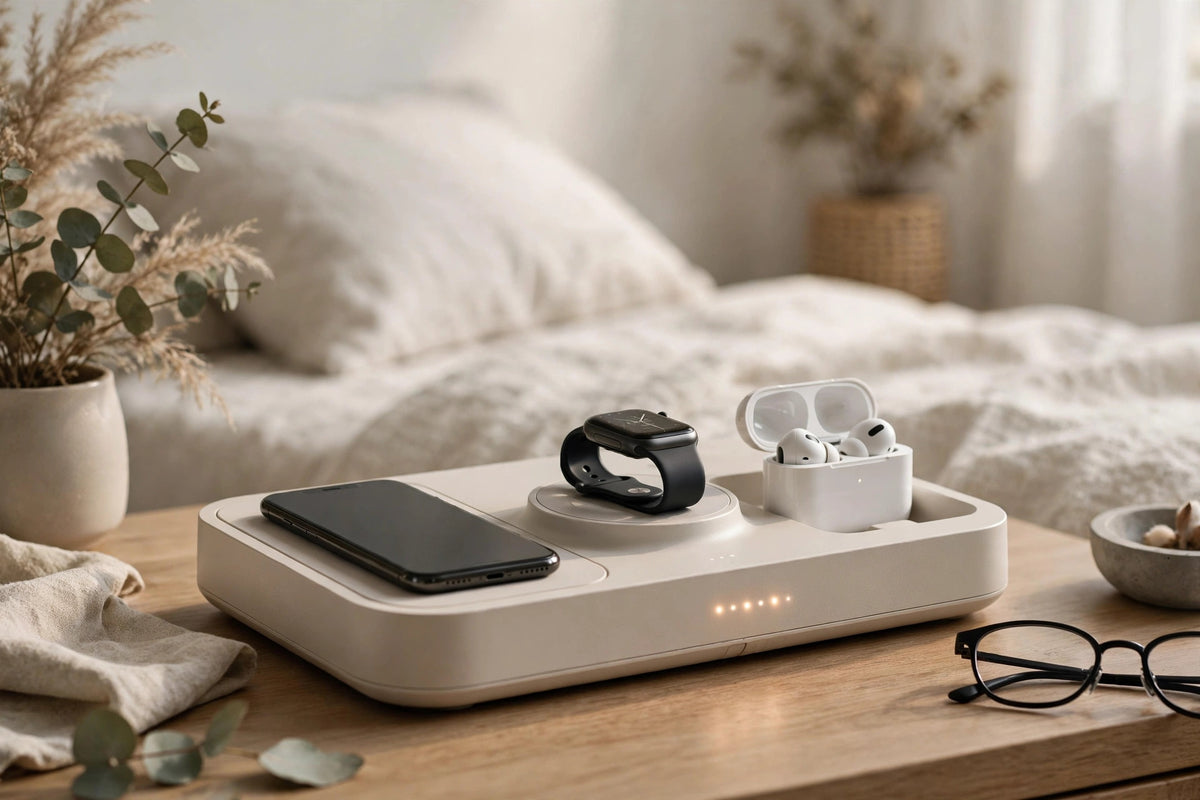 4 in 1 Wireless Fast Charging Hub
