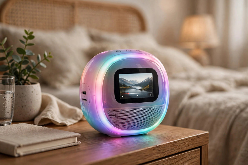 Candylight LED Stereo Bluetooth Mini Speaker And MP4 Player