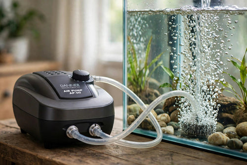 Air Pump, Energy Efficient Motor, Quiet, High Vol Steady Air Flow. (Ap-60)