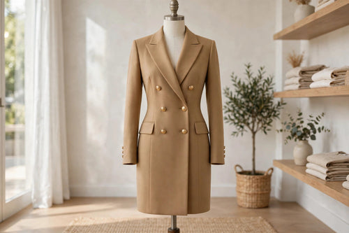 Blair Gold Buttons Blazer Dress (Akalia Collection)
