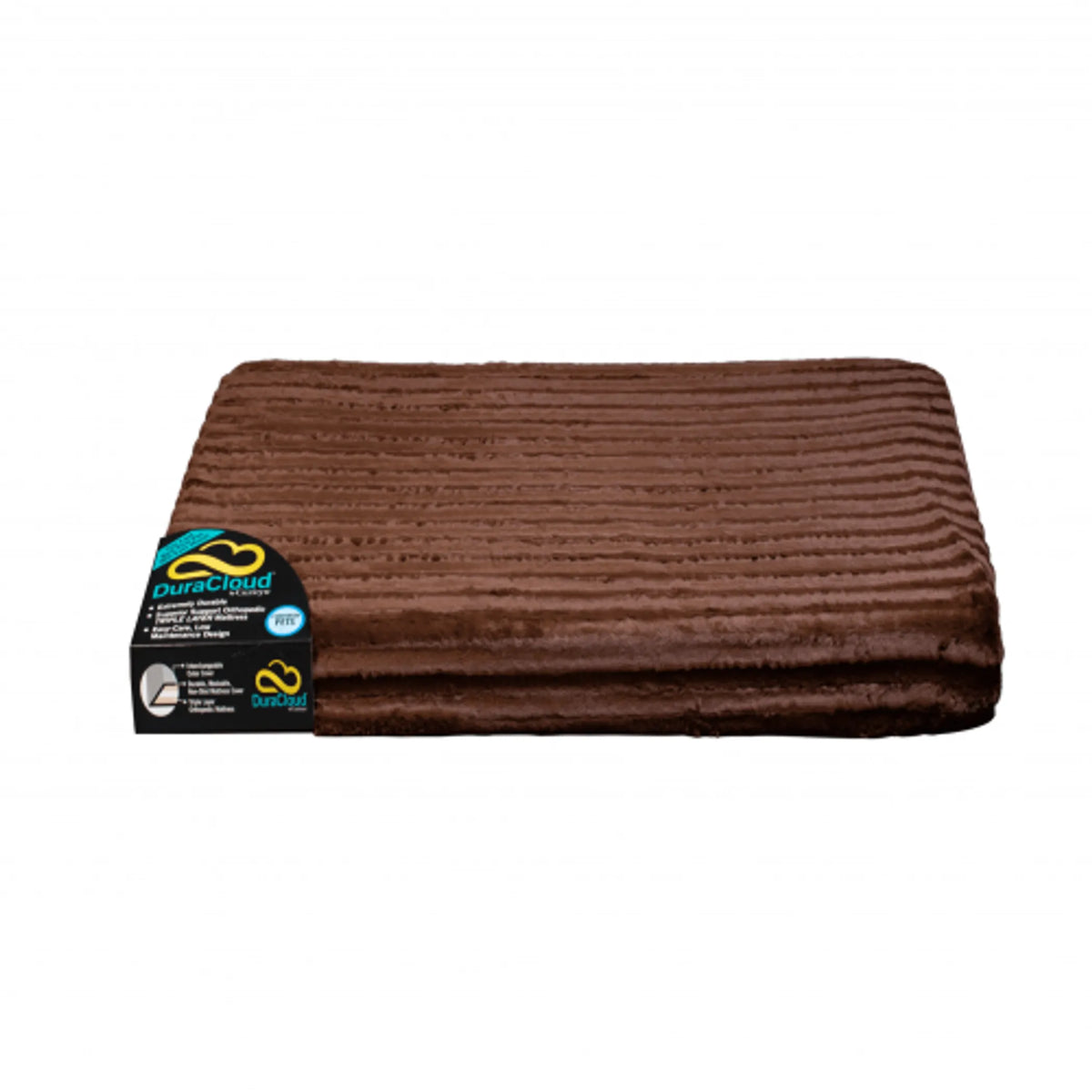 DuraCloud Orthopedic Pet Bed and Crate Pad (Xx-Large, Brown)