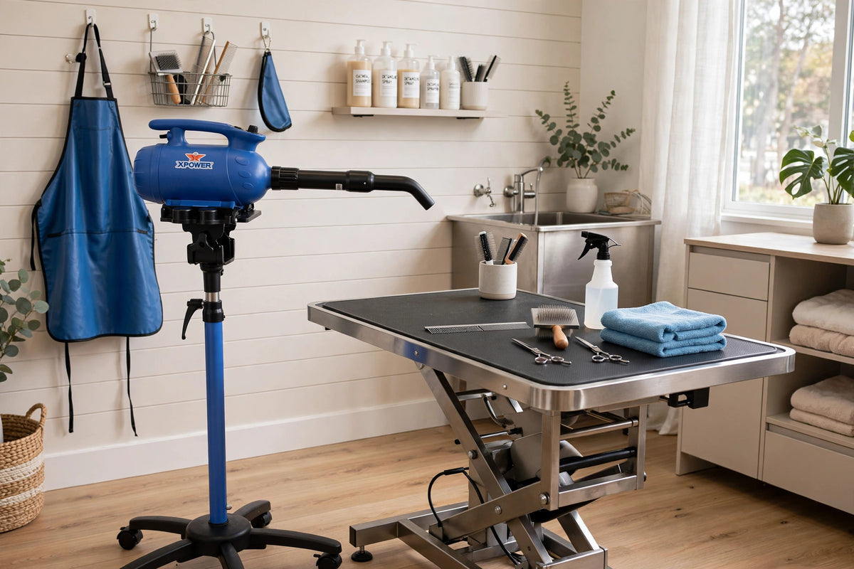 XPOWER SMK-3 Professional Pet Grooming Dryer Stand Mount Kit
