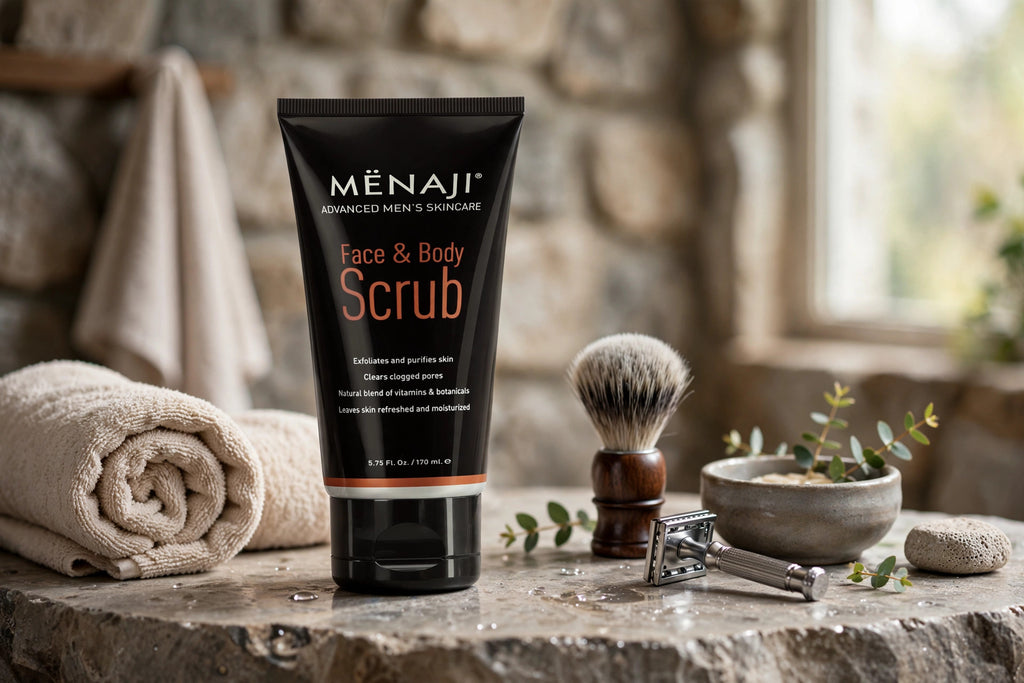 Mens Face & Body Exfoliating Scrub - FBS6T (Menaji Worldwide)