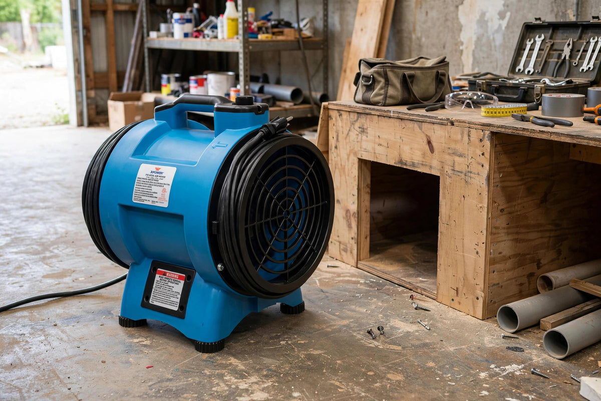 XPOWER X-8 Variable Speed 8in Industrial Ventilator Fan