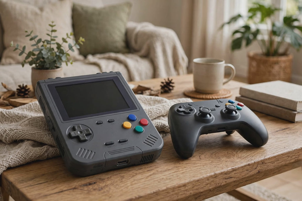 Portable Game Pad With 400 Games Included + Additional Player Controller