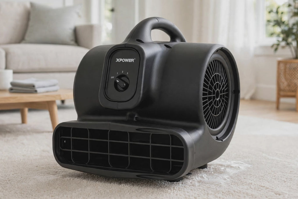 XPOWER P-400 1/4HP 1600CFM Air Mover Carpet Dryer