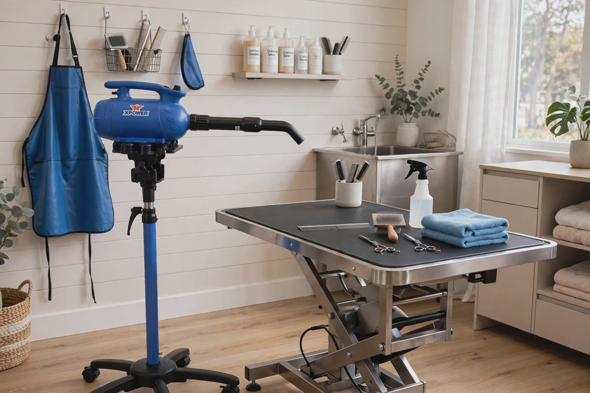 XPOWER SMK-3 Professional Pet Grooming Dryer Stand Mount Kit