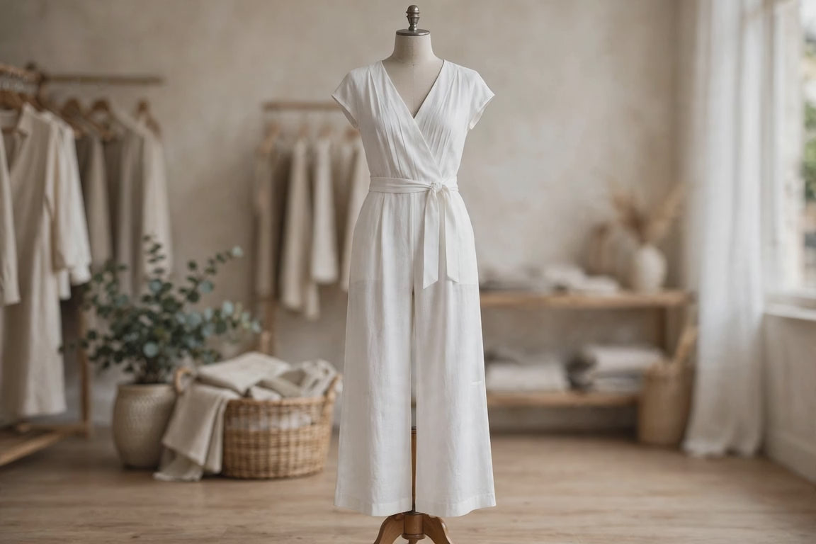 Alena White Jumpsuit (Akalia Collection)