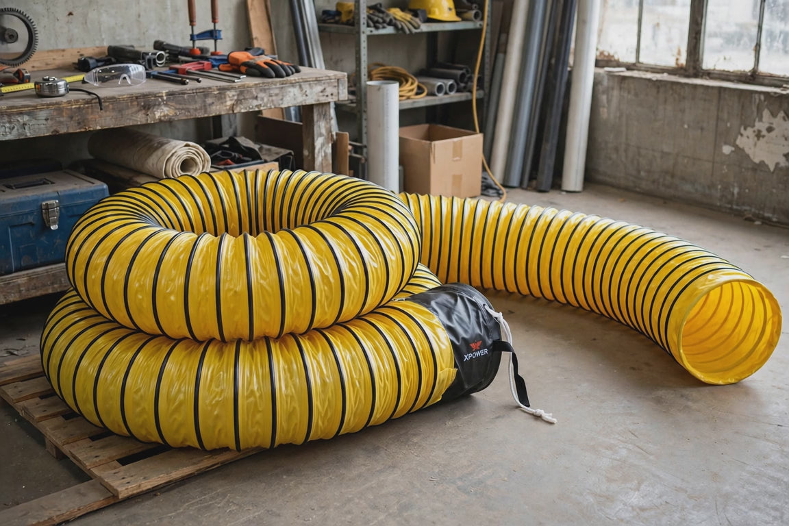 XPOWER 16in x 25ft Flexible Ventilation PVC Duct Hose