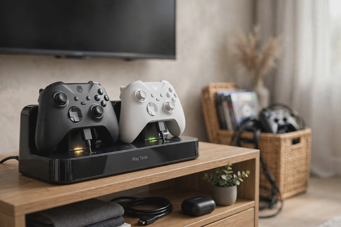 Play Time Game Charger For XBOX (2-controller station)
