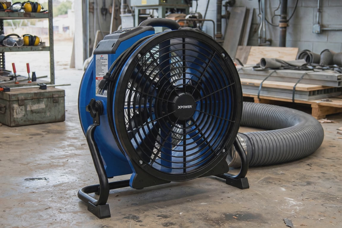 XPOWER X-48ATR High Temp Variable Speed Industrial Axial Air Mover