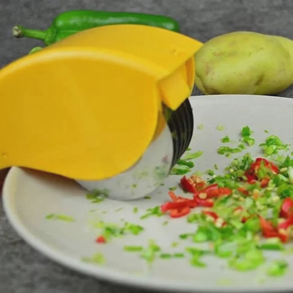 Quick Prep Chef's Cutter and Mincer – 2-in-1 Vegetable Chopper
