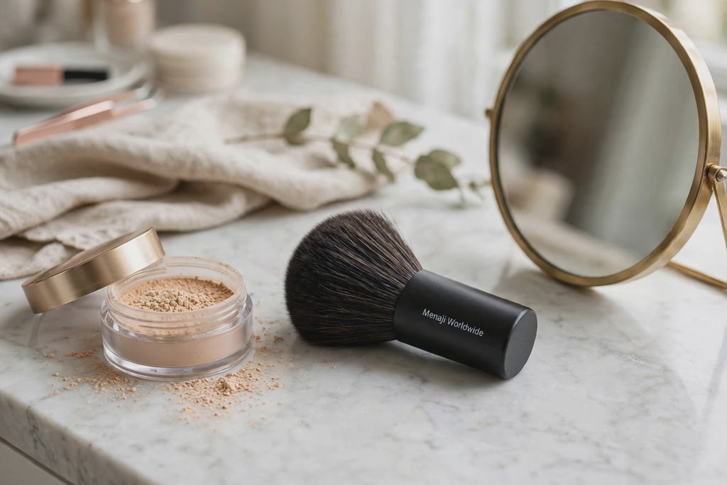 Deluxe Kabuki Brush - KBRUSH2 (Menaji Worldwide)