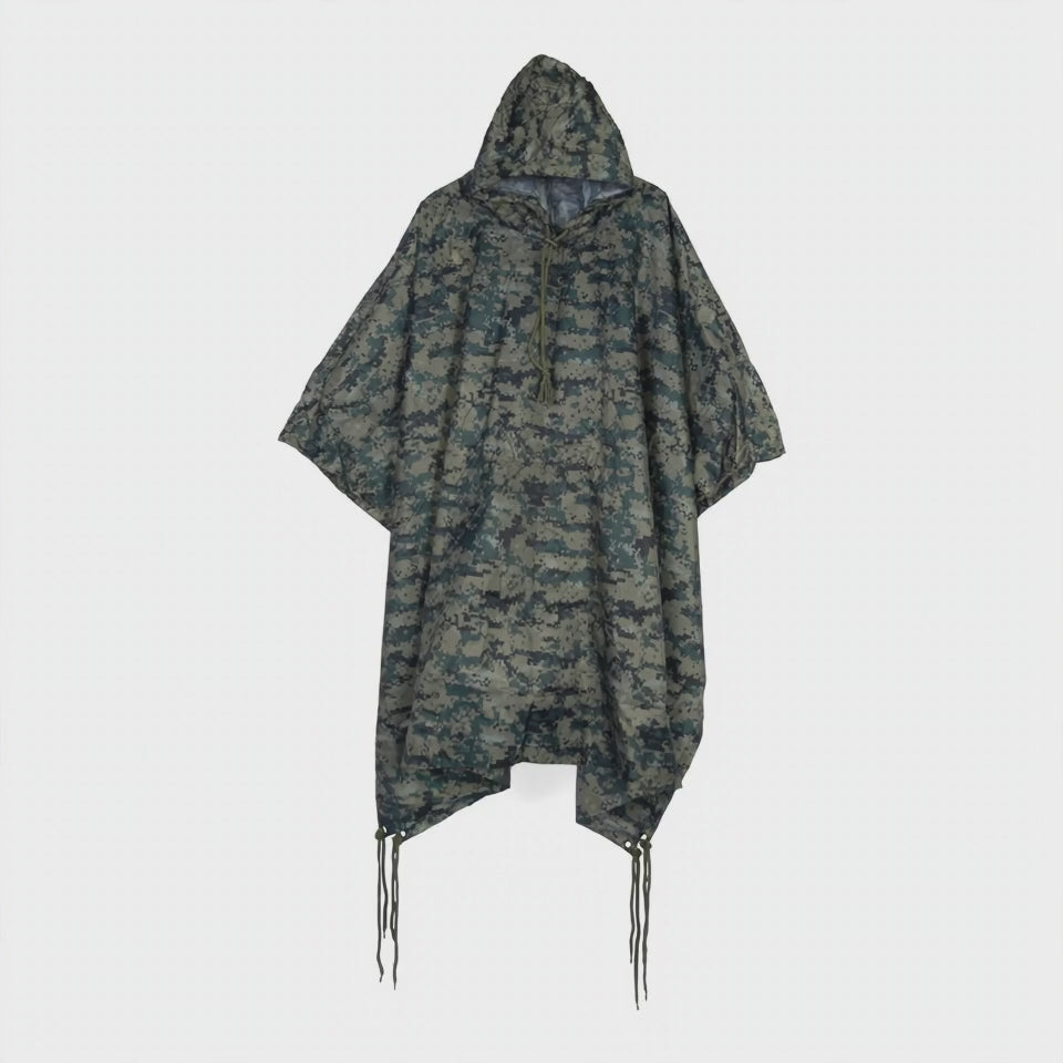 Ripstop Rain Poncho – Lightweight Emergency Rain Gear by Bison Outdoor