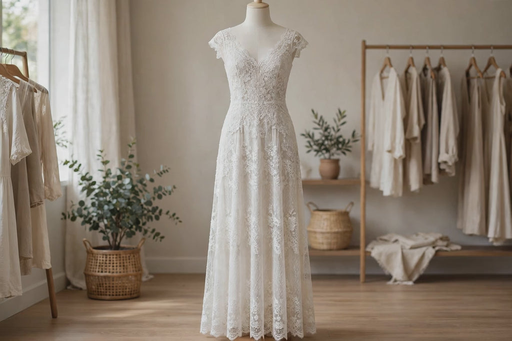 Clarise White Lace Maxi Dress (Akalia Collection)