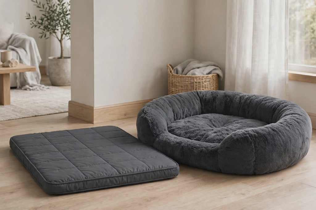 DuraCloud Orthopedic Pet Bed and Crate Pad (X-Large, Charcoal)