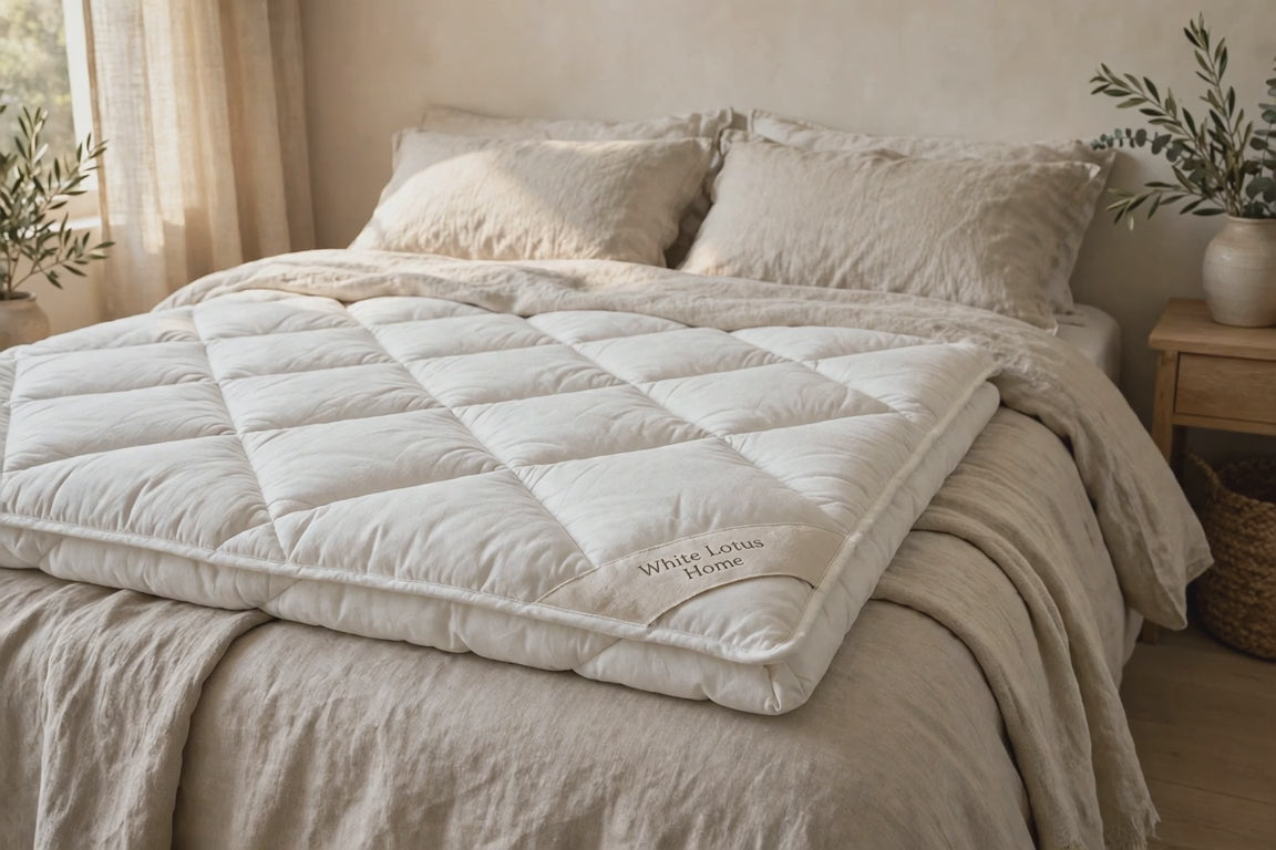 White Lotus Home Organic Cotton Topper (King)