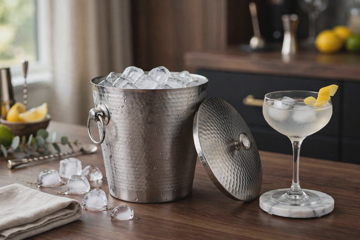 Hammered Ice Bucket by Viski