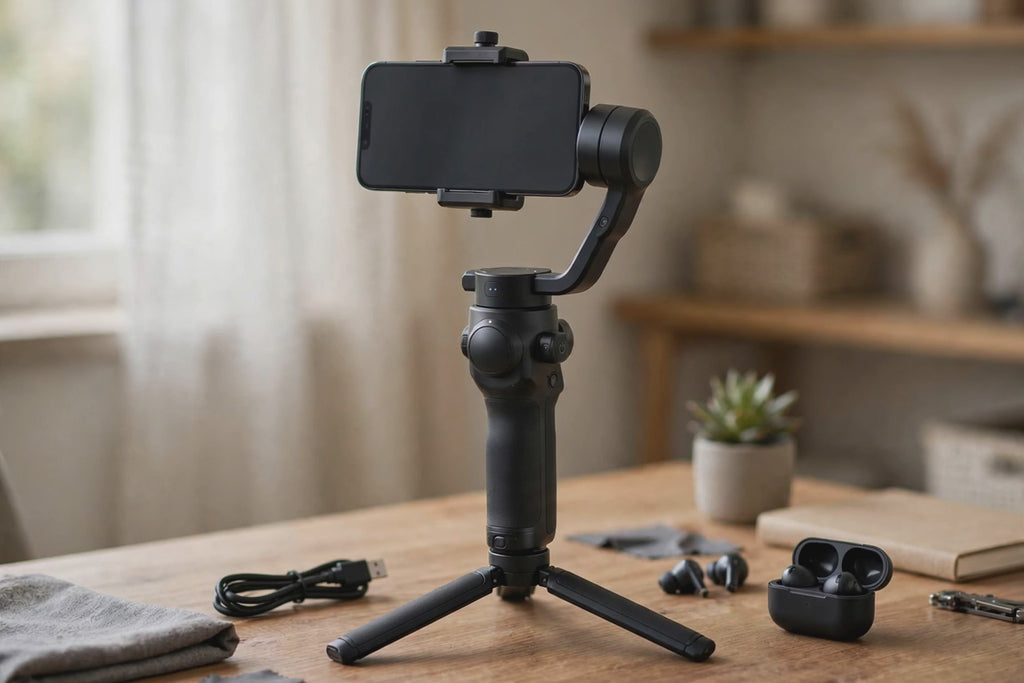 Robo 360 Rotation Smart AI Gimbal (Black)