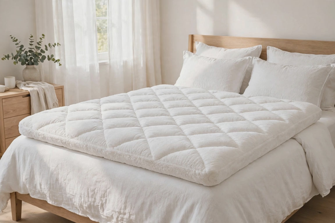 Downhome Downtop Featherbed (King, White)