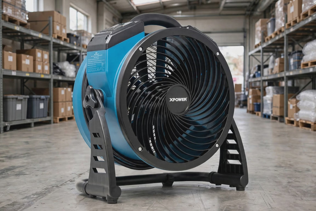 XPOWER FC-250AD 1560CFM Variable Speed Air Circulator (Blue)