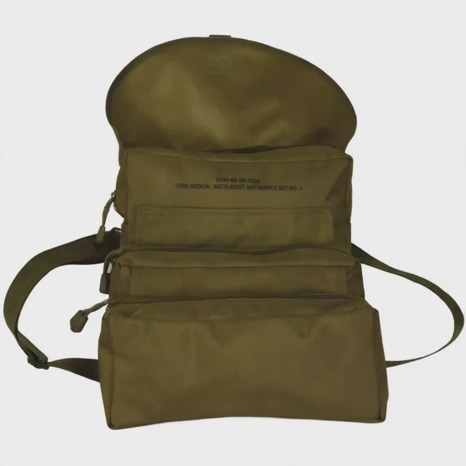Trifold Medical Bag – Tactical First Aid Organizer (Coyote) by Fox Outdoor