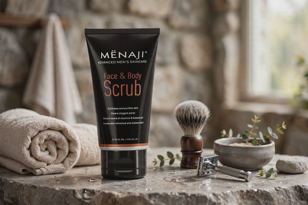 Mens Face & Body Exfoliating Scrub - FBS6T (Menaji Worldwide)
